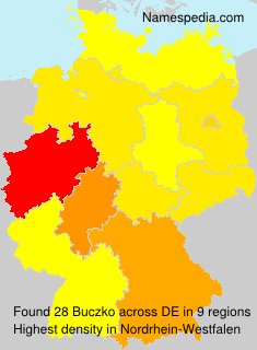 Surname Buczko in Germany Surname Buczko in Germany