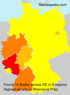 Surname Budka in Germany Surname Budka in Germany