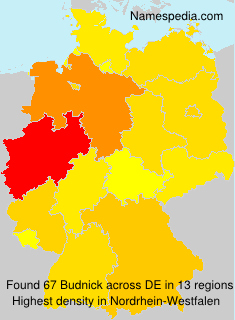 Surname Budnick in Germany Surname Budnick in Germany