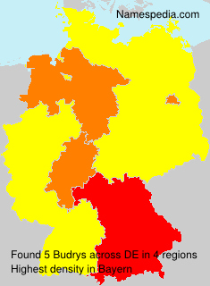 Surname Budrys in Germany Surname Budrys in Germany