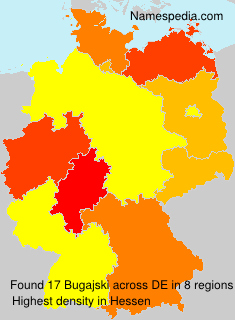Surname Bugajski in Germany Surname Bugajski in Germany