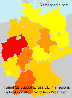Surname Bugdol in Germany Surname Bugdol in Germany