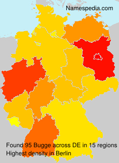 Surname Bugge in Germany Surname Bugge in Germany