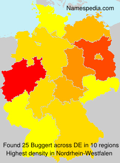 Surname Buggert in Germany Surname Buggert in Germany