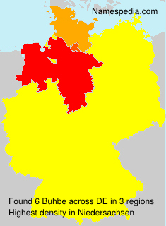 Surname Buhbe in Germany Surname Buhbe in Germany