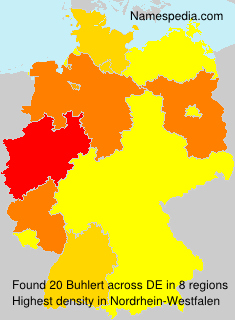 Surname Buhlert in Germany Surname Buhlert in Germany