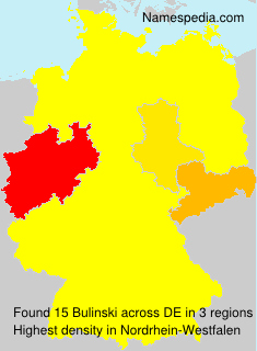 Surname Bulinski in Germany Surname Bulinski in Germany