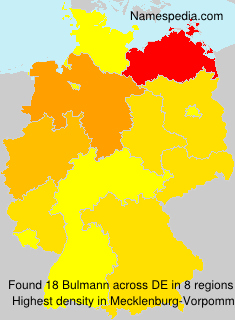 Surname Bulmann in Germany Surname Bulmann in Germany