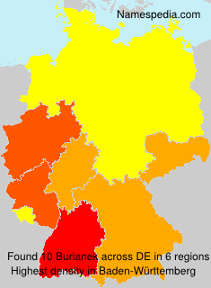 Surname Burianek in Germany Surname Burianek in Germany