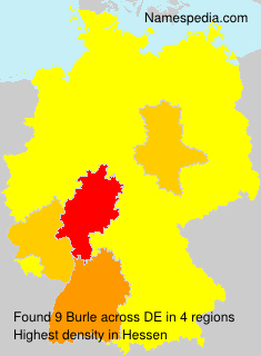 Surname Burle in Germany Surname Burle in Germany