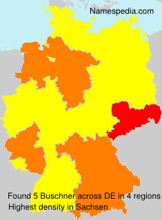 Surname Buschner in Germany Surname Buschner in Germany