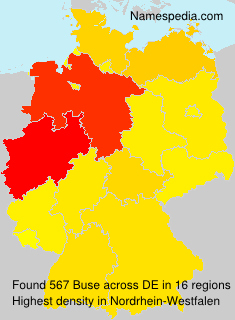 Surname Buse in Germany Surname Buse in Germany