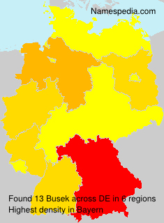 Surname Busek in Germany Surname Busek in Germany