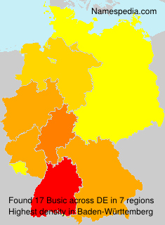 Surname Busic in Germany Surname Busic in Germany