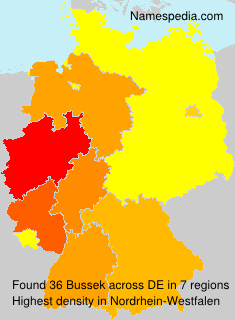 Surname Bussek in Germany Surname Bussek in Germany