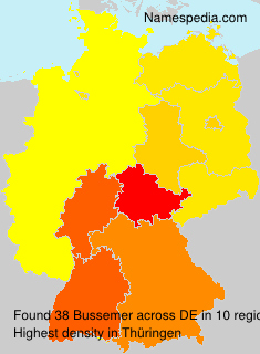 Surname Bussemer in Germany Surname Bussemer in Germany