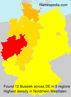 Surname Bussiek in Germany Surname Bussiek in Germany