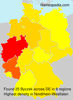 Surname Byczek in Germany Surname Byczek in Germany