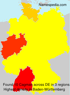 Surname Cagman in Germany Surname Cagman in Germany