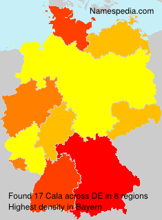 Surname Cala in Germany Surname Cala in Germany