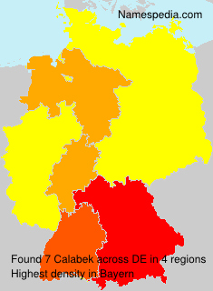 Surname Calabek in Germany Surname Calabek in Germany