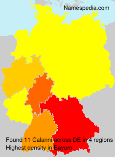 Surname Calanni in Germany Surname Calanni in Germany