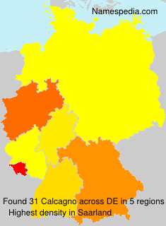 Surname Calcagno in Germany Surname Calcagno in Germany
