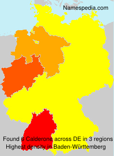 Surname Calderone in Germany Surname Calderone in Germany