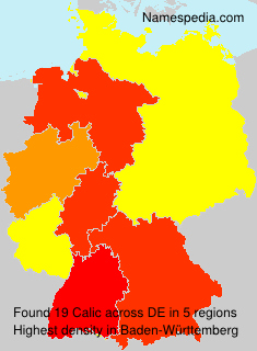 Surname Calic in Germany Surname Calic in Germany