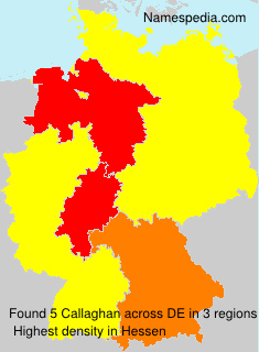 Surname Callaghan in Germany Surname Callaghan in Germany