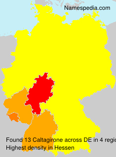 Surname Caltagirone in Germany Surname Caltagirone in Germany