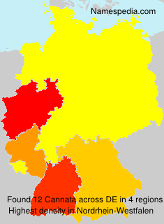 Surname Cannata in Germany Surname Cannata in Germany