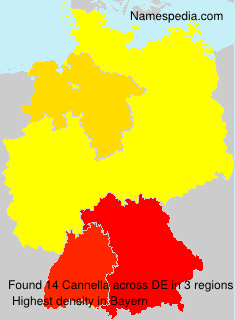 Surname Cannella in Germany Surname Cannella in Germany