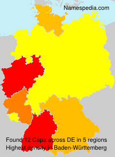 Surname Capa in Germany Surname Capa in Germany