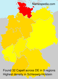 Surname Capell in Germany Surname Capell in Germany