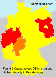 Surname Cappa in Germany Surname Cappa in Germany