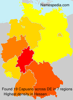 Surname Capuano in Germany Surname Capuano in Germany