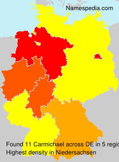Surname Carmichael in Germany Surname Carmichael in Germany