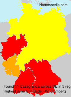 Surname Casagranda in Germany Surname Casagranda in Germany
