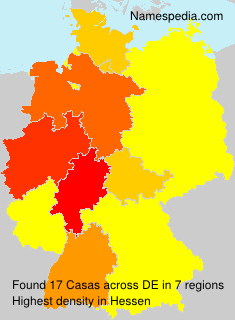 Surname Casas in Germany Surname Casas in Germany