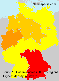 Surname Casemir in Germany Surname Casemir in Germany