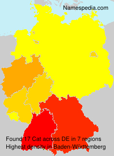 Surname Cat in Germany Surname Cat in Germany