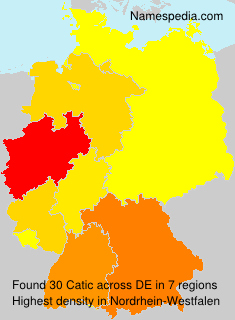 Surname Catic in Germany Surname Catic in Germany