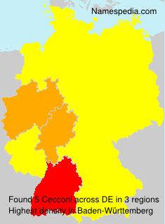 Surname Cecconi in Germany Surname Cecconi in Germany