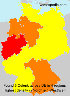 Surname Celenk in Germany Surname Celenk in Germany