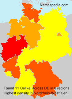 Surname Celikel in Germany Surname Celikel in Germany