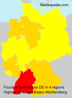 Surname Cerff in Germany Surname Cerff in Germany