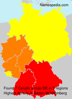 Surname Cerullo in Germany Surname Cerullo in Germany