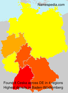 Surname Ceska in Germany Surname Ceska in Germany