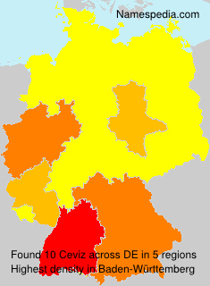 Surname Ceviz in Germany Surname Ceviz in Germany
